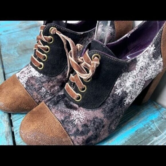 Desigual Heeled Boots SIZE 36=5.5 - Picture 9 of 13